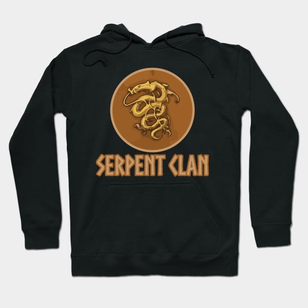 Blood Rage Serpent Clan Board Game Graphic - Tabletop Gaming Hoodie by MeepleDesign